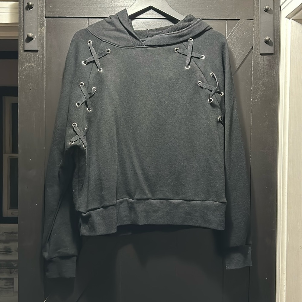 Black Victoria Sport Hoodie